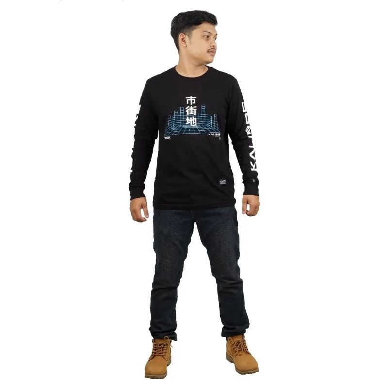 Kaos Panjang Pria Unisex Kalibre Original art 981052 002