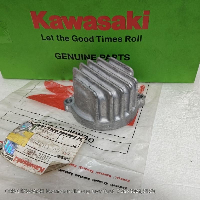 Tutup filter oli kawasaki athlete blitz edge kaze r zone original