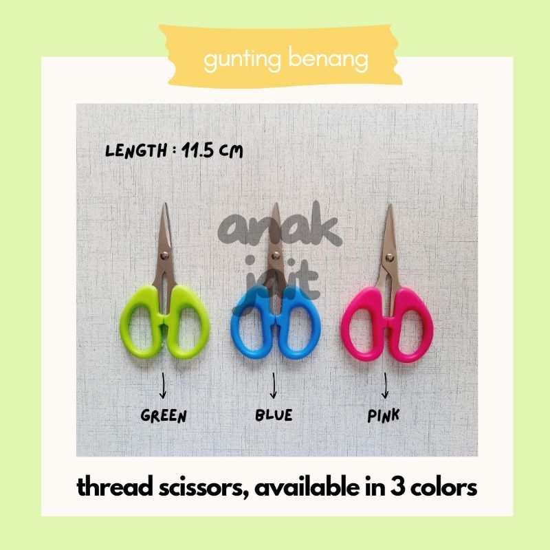 Gunting Benang / Gunting Benang Kecil / Gunting Jahit Alat Jahit / Gunting Bahan Kecil Benang