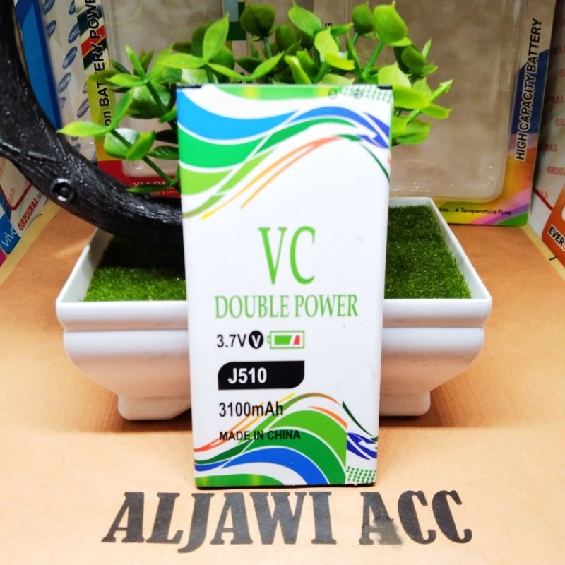 Baterai Batre Battery VC Samsung Galaxy J510 J510FN J5 2016 Double Power