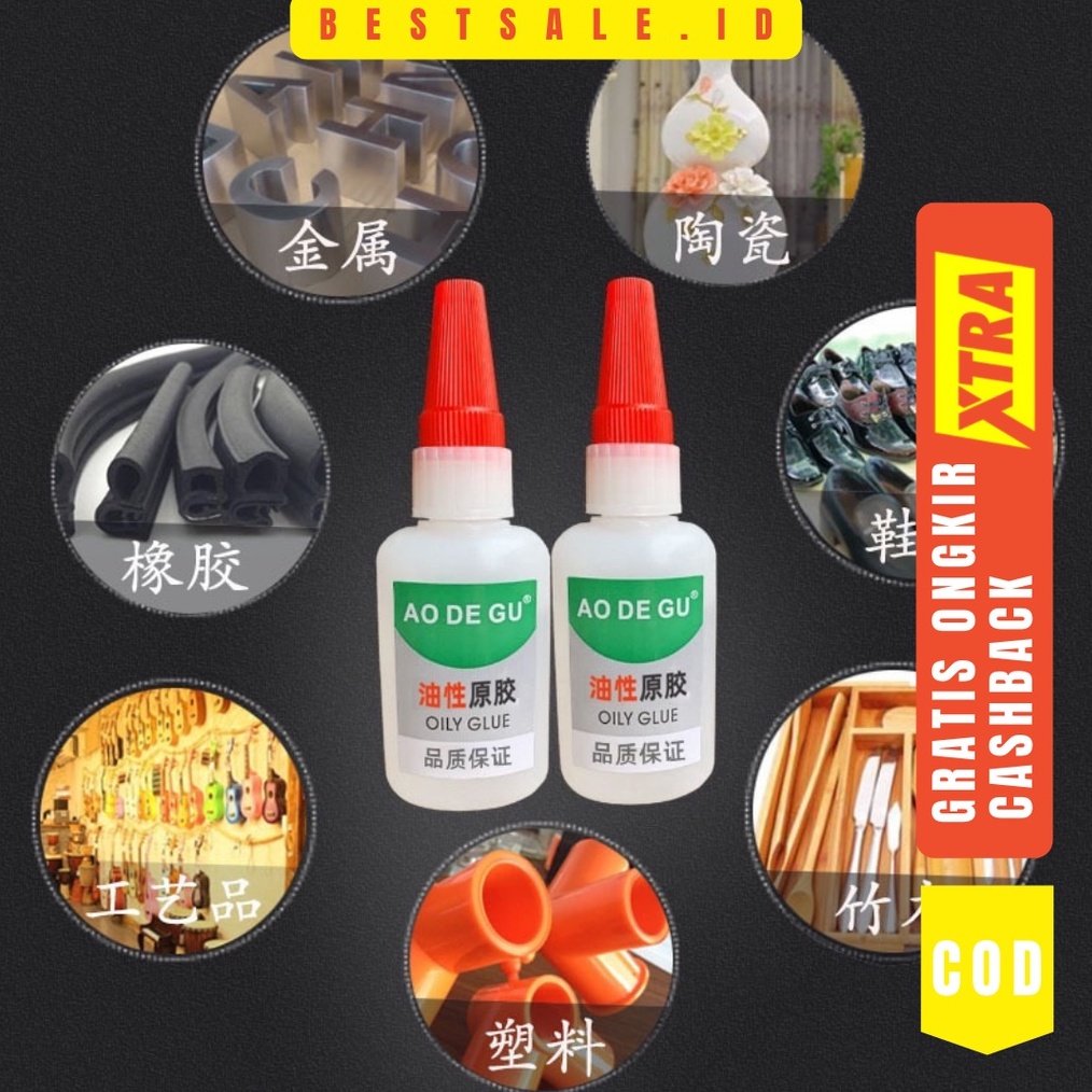 

Diskon 3 Produk Baru Lem Super Glue 5gr Lem Super Perekat Kuat Lem Korea Glue Lem Sepatu Lem Setan A2
