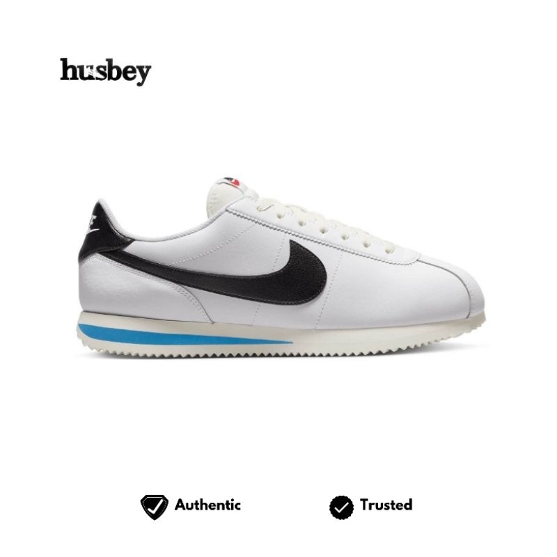 NIKE CORTEZ WHITE BLACK MEN
