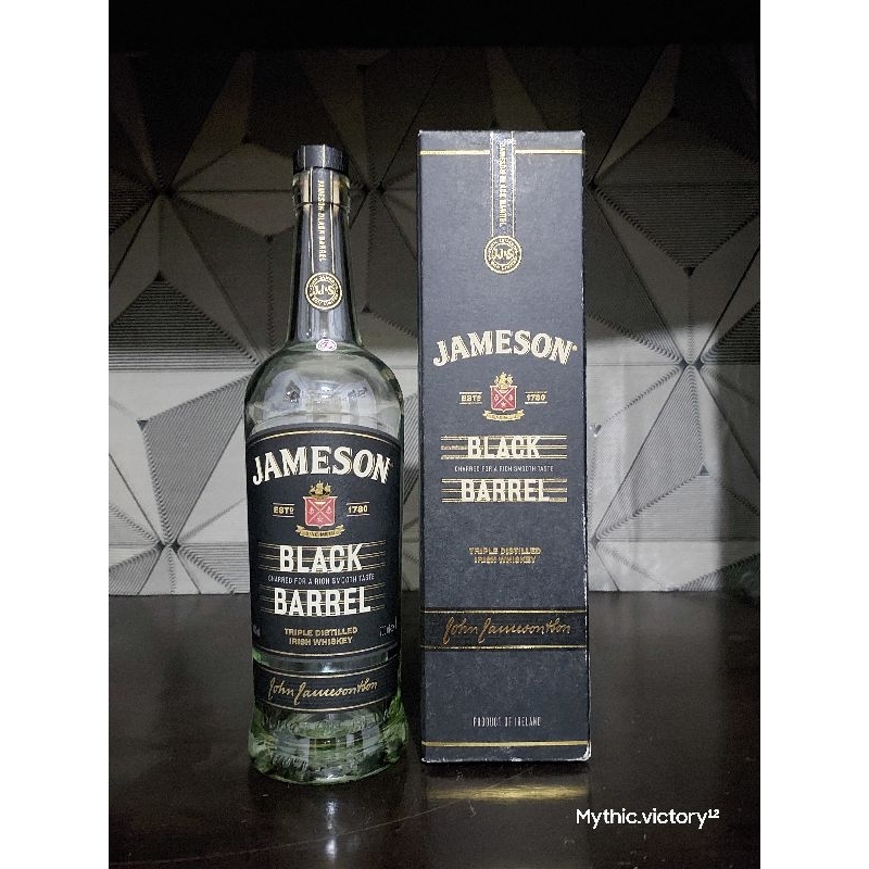 Botol bekas minuman keras Import Jameson + Box
