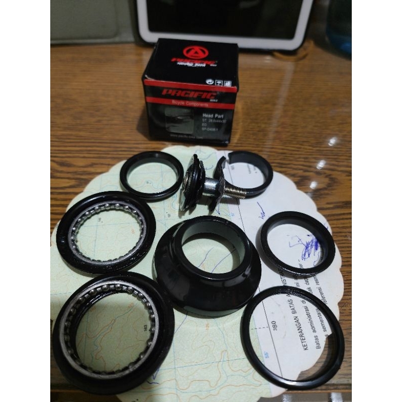 PACIFIC SP-D408 Head Parts Komstir Sepeda Over Size Comfork Kompork HeadSet BMX dan MTB gunung