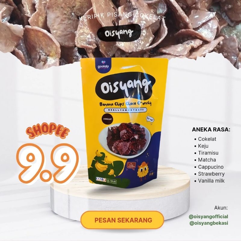 

Oisyang Keripik Pisang Cokelat (Kemasan Pouch)