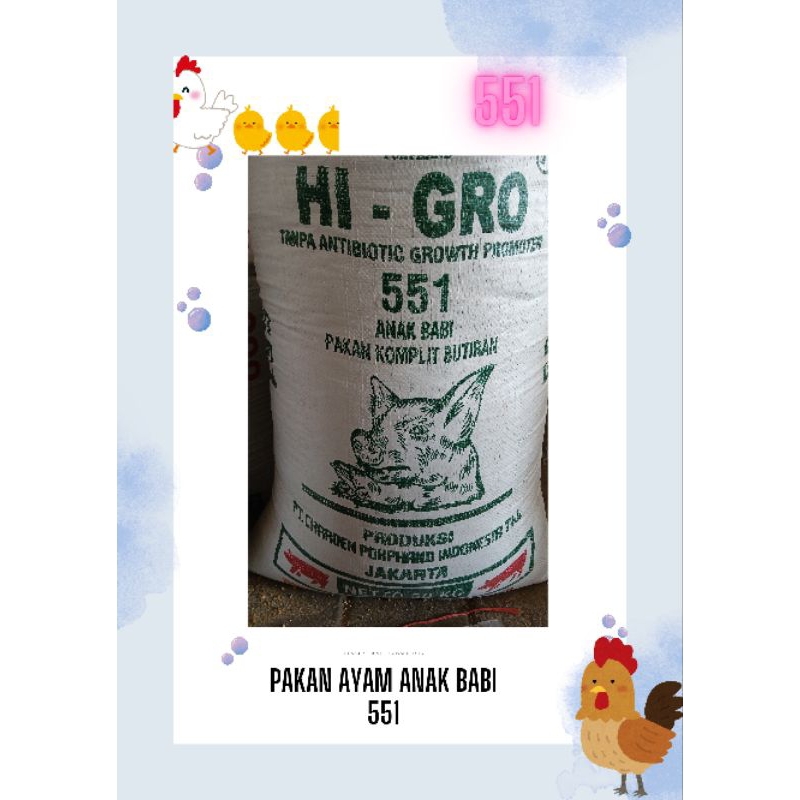 Pakan Ayam Komplit Anak Babi