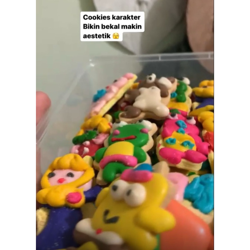 

Cookies karakter/ cookies lucu/ bekal anak