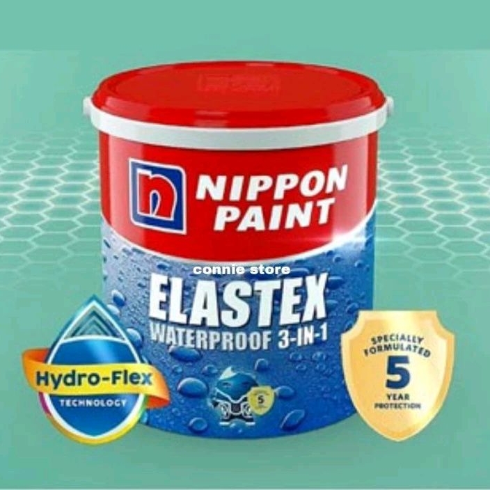 Nippon Elastex 20kg White Putih tingting waterproofing cat tembok interior exterior