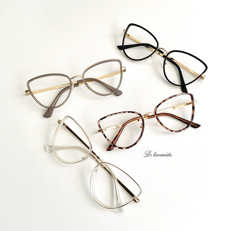 RUBY - Frame Kacamata Minus Fashion Wanita Antiradiasi | Photocromic | Bluecromic 95825