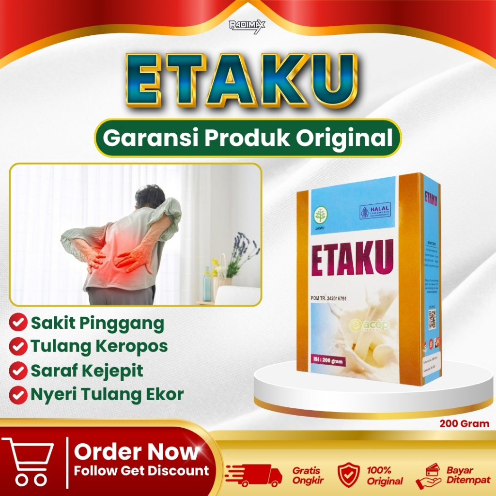 Obat Sakit Pinggang Nyeri Tualng EkorSaraf Kejepit Patah Tulang Pengapuran Tulang Keropos Susu Untuk