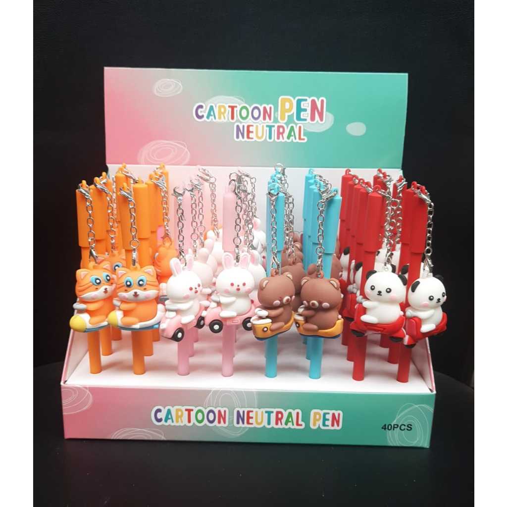 

(Dapat4pcs) PULPEN GANTUNGAN BUKU SANRIO PULPEN GEL BOLPEN GANTUNG TINTA HITAM ALAT TULIS SEKOLAH LUCU IMUT TERMURAH