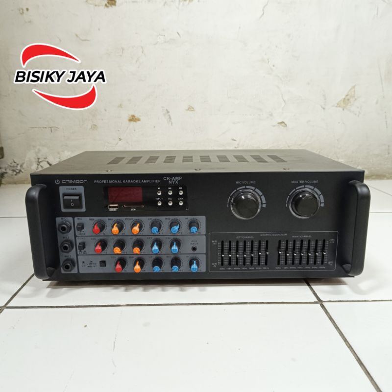 Amplifier Karaoke Crimson NYX / Amplifier Crimson Cr-Amp NYX Profesional Karaoke