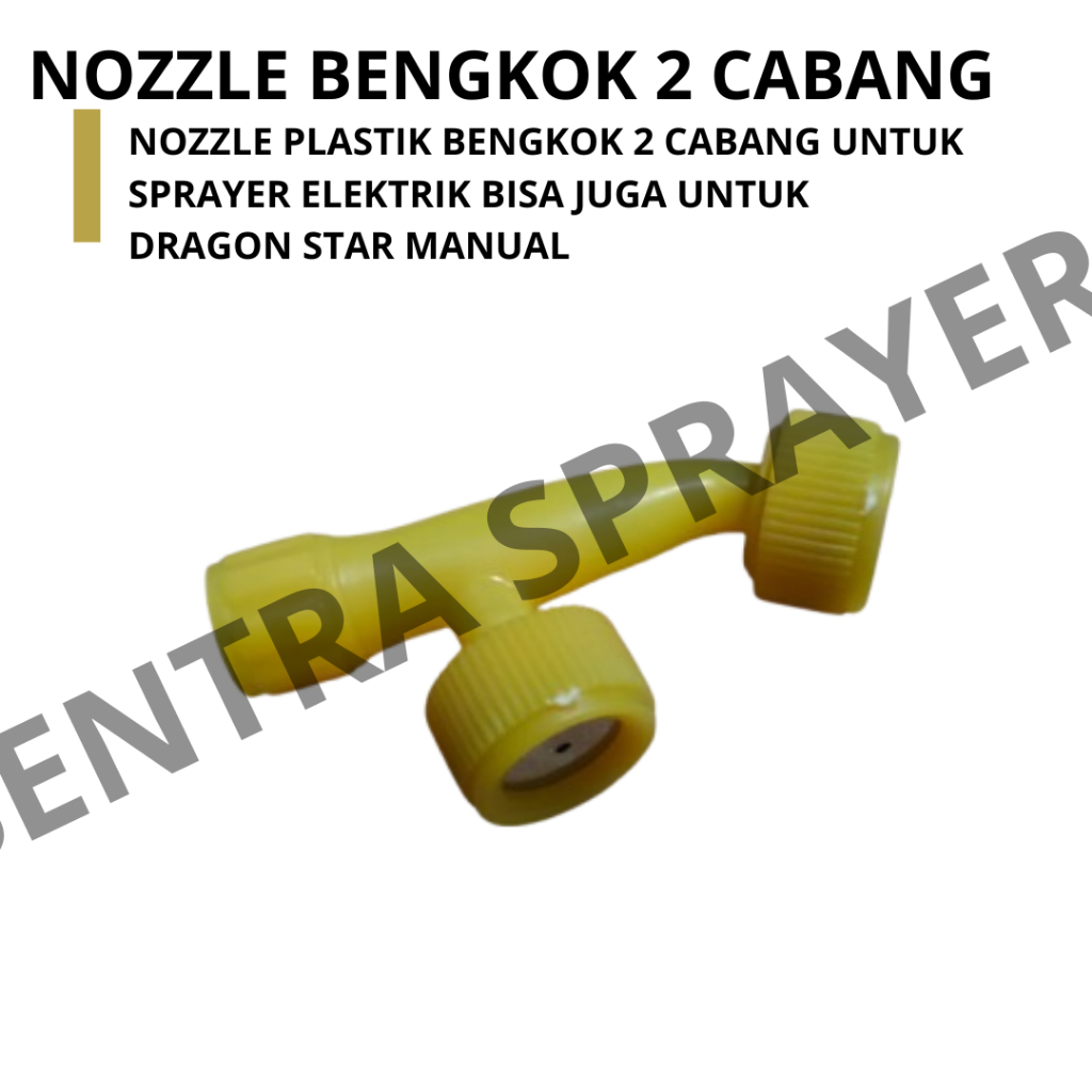 Nozzle Sprayer Elektrik Cabang 2 Plastik