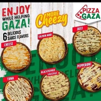 

Pizza Gaza size Medium