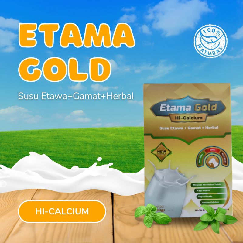 

Etama Gold Hi-Calcium Susu Kambing Etawa Plus Herbal