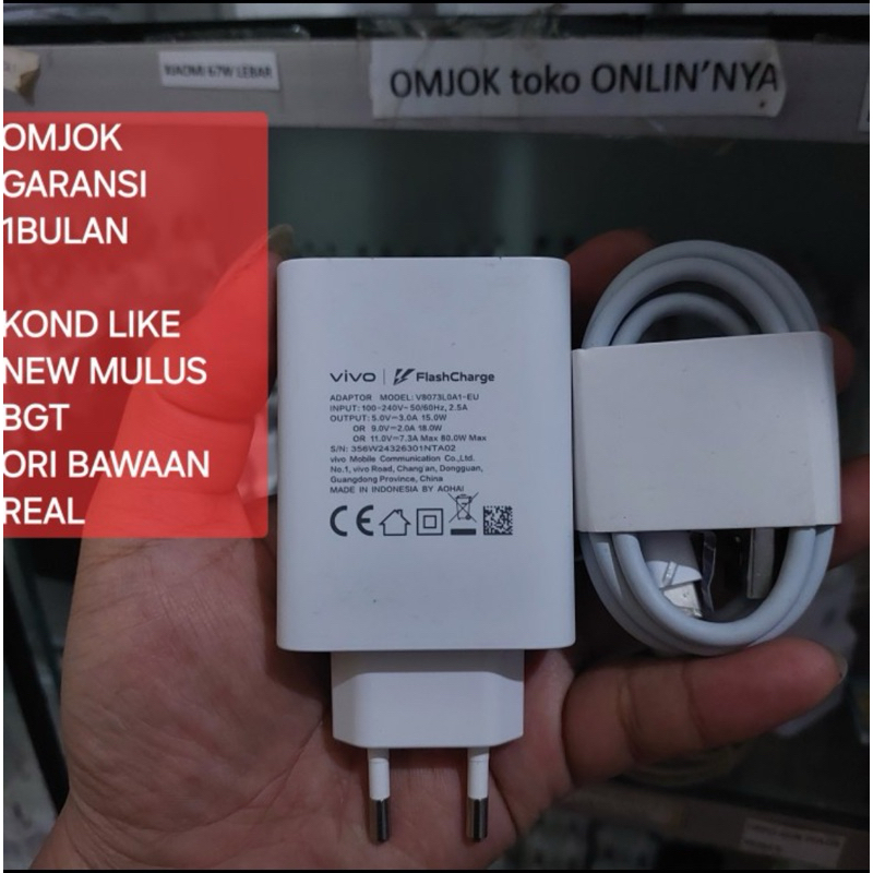 Charger iqoo Z27x original copotan 80Watt original copotan