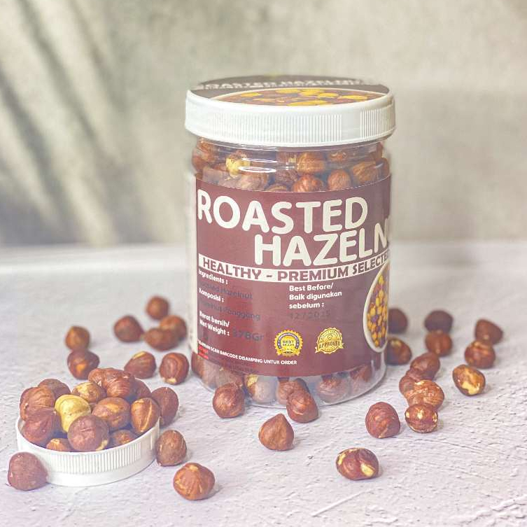 

(FREE BUBBLE) Kacang Hazelnut Panggang