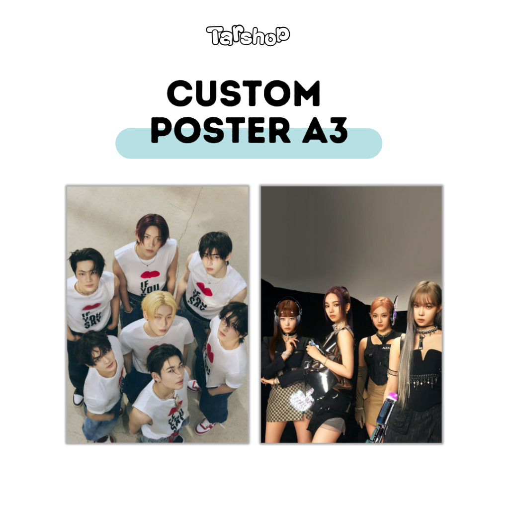 Custom - Poster A3 / K-pop / Non K-pop
