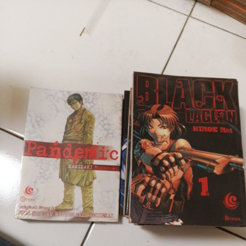 komik black lagoon vol 1 - 7 + pandemic