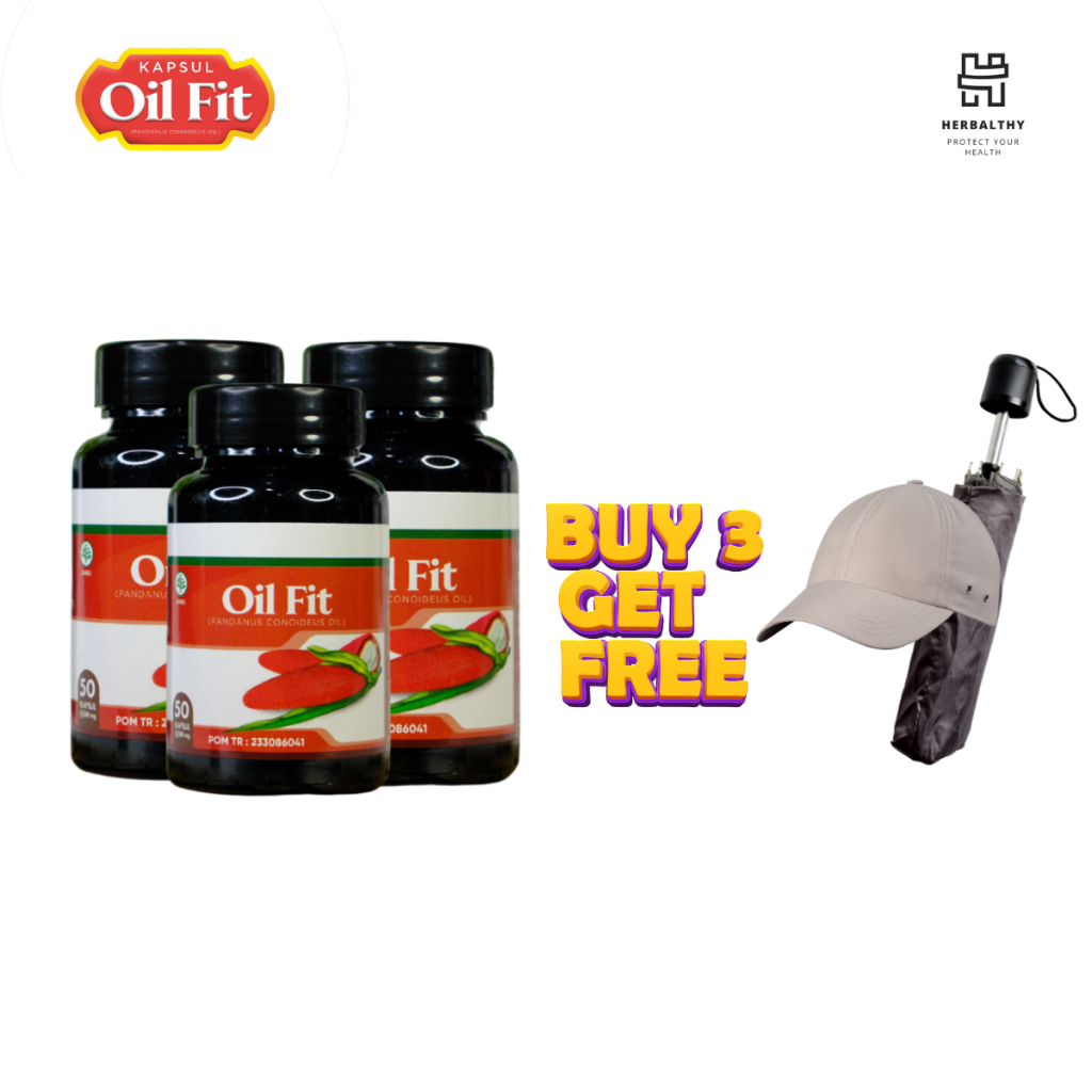 Oil Fit Kapsul - Paket 3 Botol