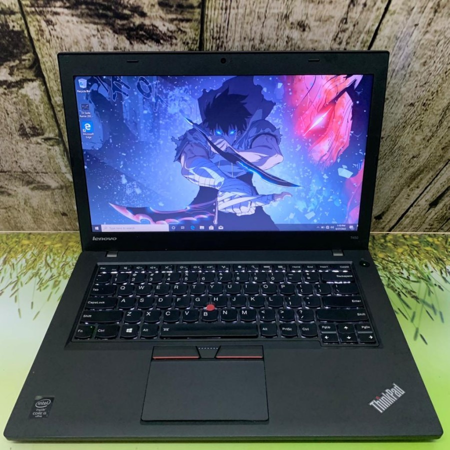 Lenovo Thinkpad T450 Intel I5 GEN 5 RAM 8GB, SSD 128GB |SECOND/BEKAS