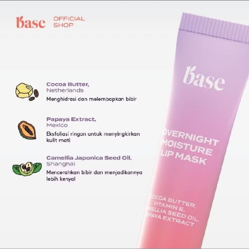 BASE LIP MASK AURA EYESHADOW PALLETE OPEN JASTIP ZARA SALE ORIGINAL STORE ORIENTAL BYE LOVE MALL DRE