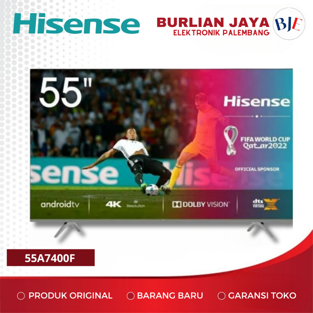 SMART TV HISENSE 55 INCH 55A7400F LED TV 55" SMART TV PALEMBANG