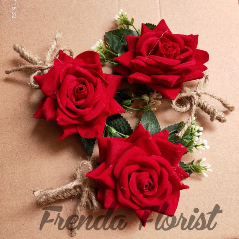 corsage/bunga jas/bunga saku jas