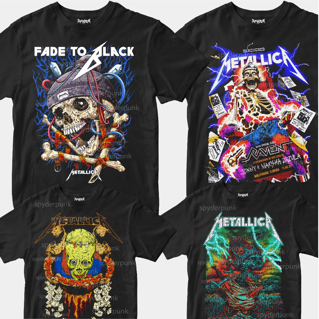 kaos oversize & reguler METALLICA-kaos band metallica.kaos premium metallica