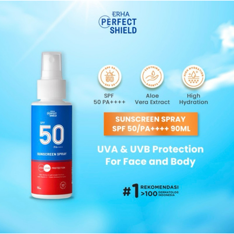 [Preloved] ERHA Perfect Shield Sunscreen Spray 90ml