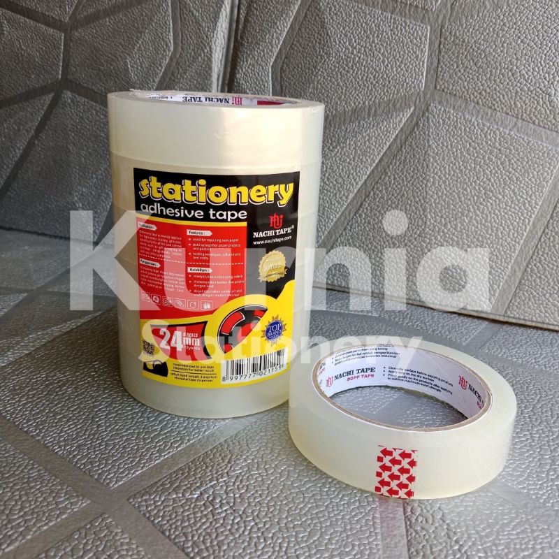 

1 Slop (6pcs) Stationery Adhesive Tape Nachi 24mm