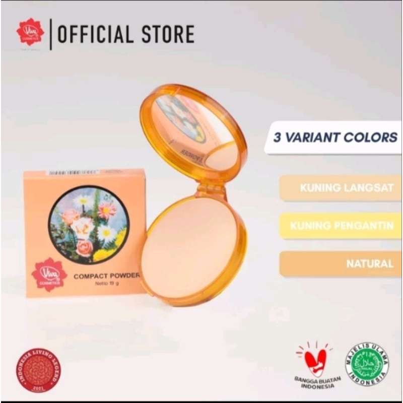 [ SATUAN ] ORIGINAL VIVA COMPACT POWDER - BEDAK PADAT VIVA