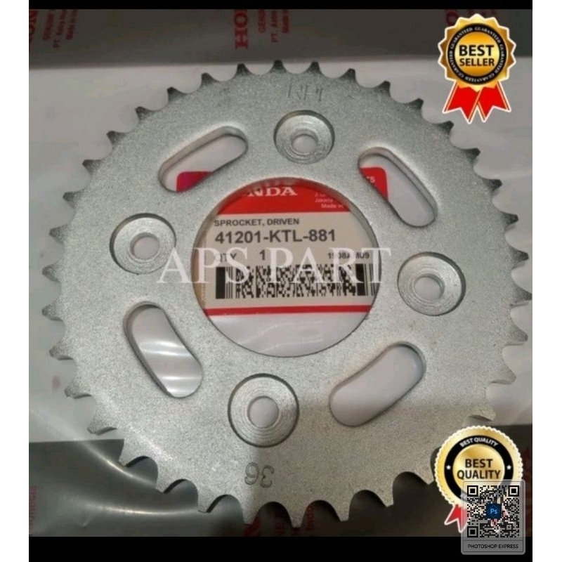 gir jual gear blakang Honda SUPRA X 125 FI SUPRA X 125 DIS PNP KARISMA REVO Absolut ORI ASLI HONDA