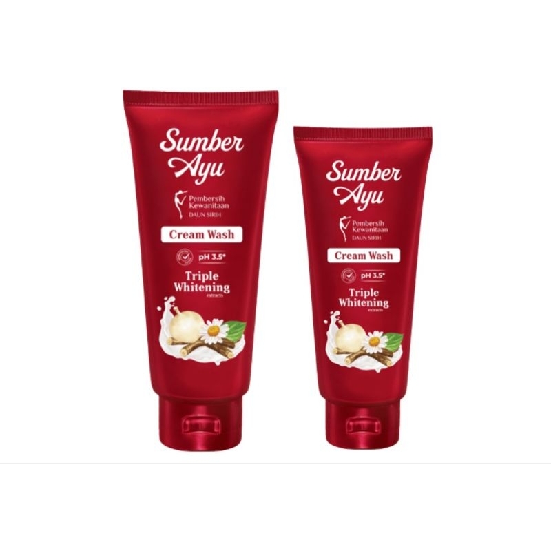 Sumber Ayu Cream Wash dengan Whitening Extract