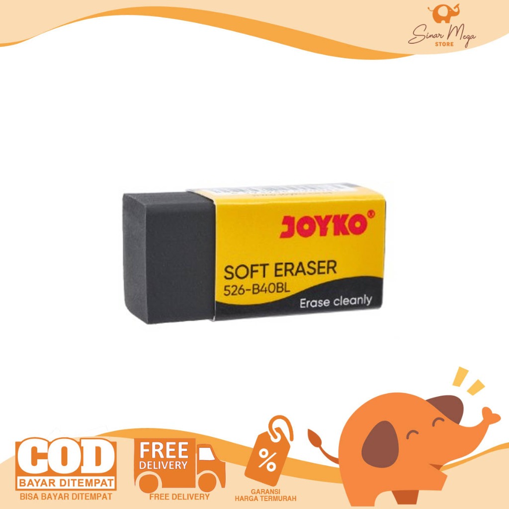 

Joyko Eraser Penghapus Hitam 526 B40BL Hitam