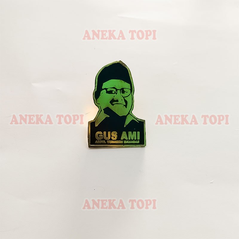 Pin Enamel Tokoh Negara Pin Enamel Gus Ami Pin Enamel Custom - Aneka Topi