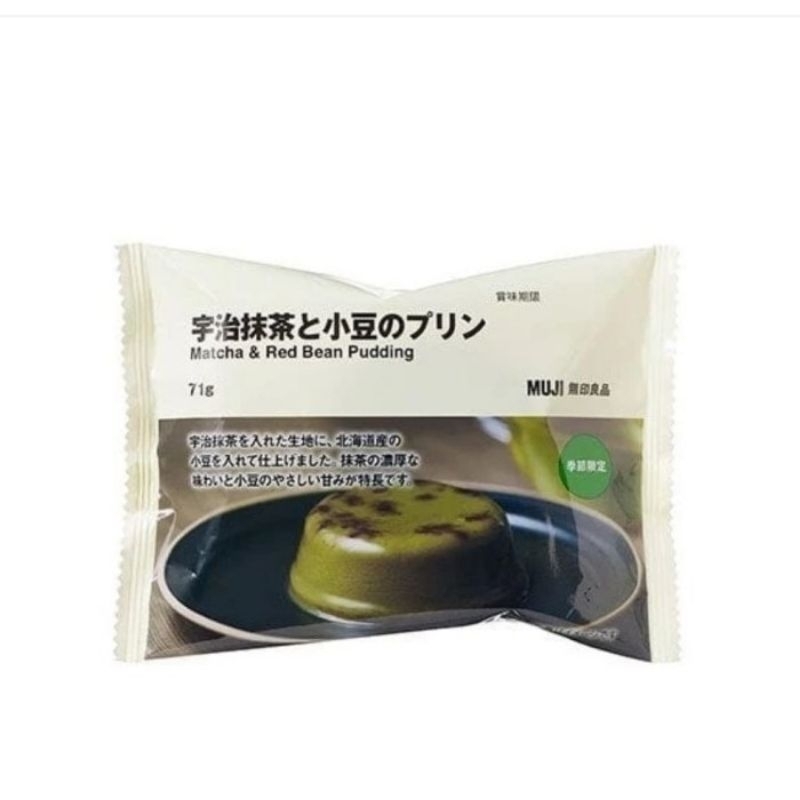 

Muji Japan Matcha red bean pudding jepang jepang