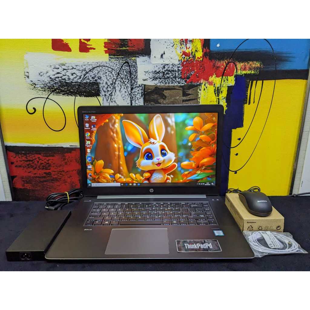 Laptop Gaming & Design HP ZBook studio 3 i7 6820HQ NVIDIA Quadro M1000M Ram 16 Mulus