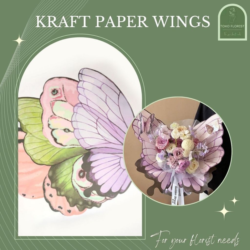 

ECER Kraft Paper Wings Butterfly (1 SET)