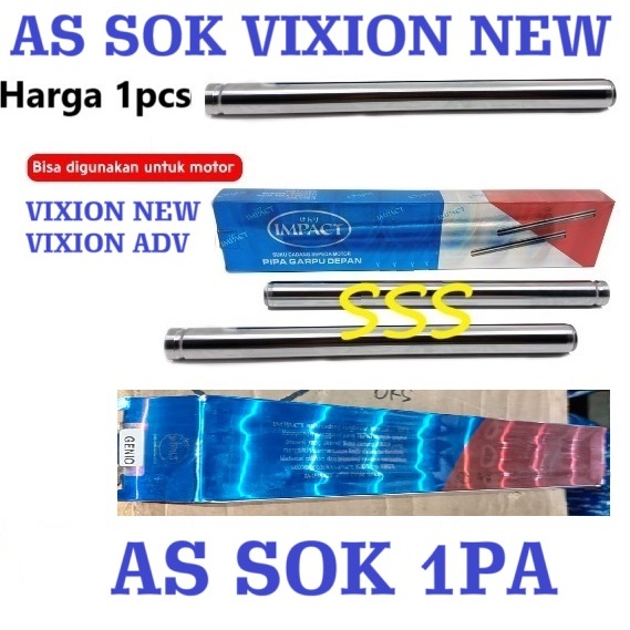 1 PCS - AS SHOCK DEPAN AS SOK DEPAN VIXION NEW VIXION ADVANCE NVL 1PA