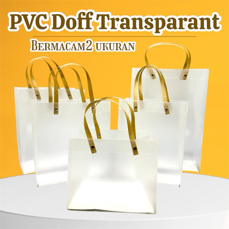 

Tas Mika PP Doff || Goodie Bag Transparan Doff || Tas Hampers