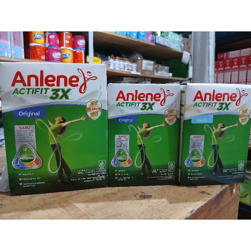 

ANLENE ACTIFIT 3X // 590gr & 240gr //Original & Vanilla //