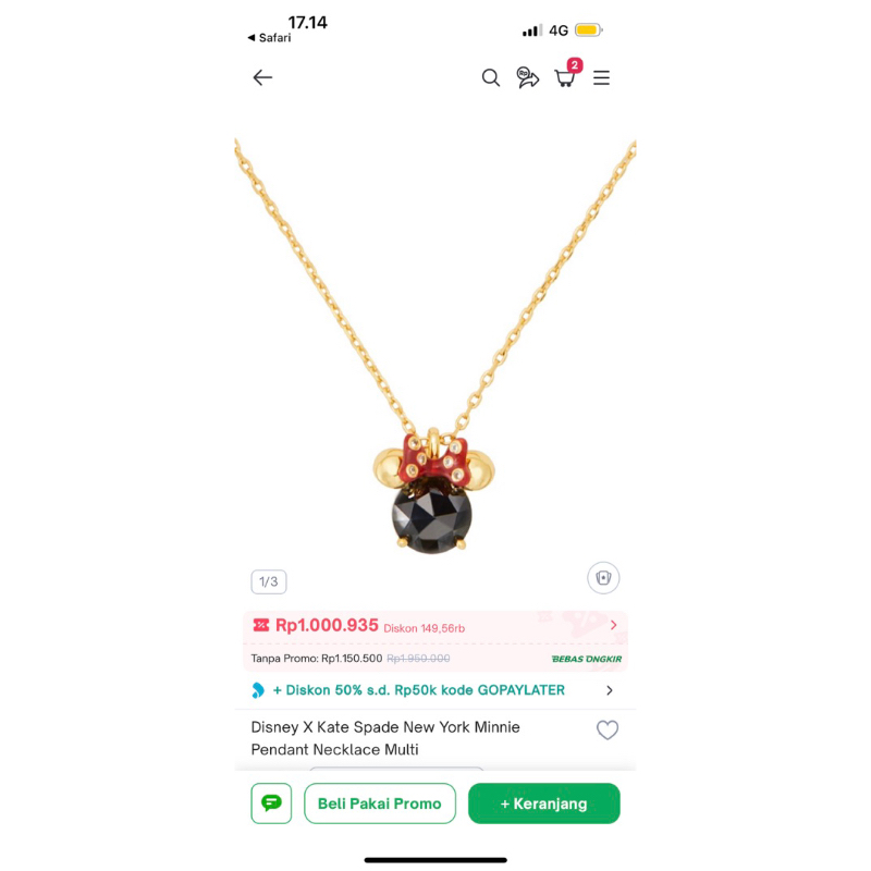 NEW Kalung Kate Spade original new