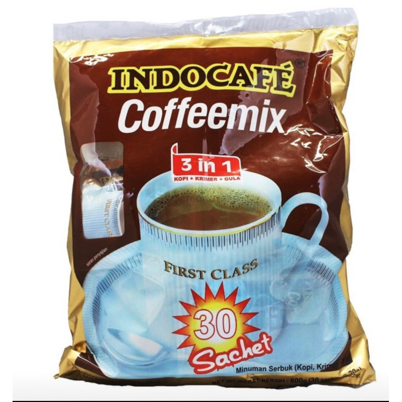 

Kopi Indocafe Coffeemix 3in1 Coffee Indo cafe Kopi Mix isi 30 Sachet