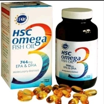 HSC OMEGA 3 FISH OIL 120s ori Malaysia