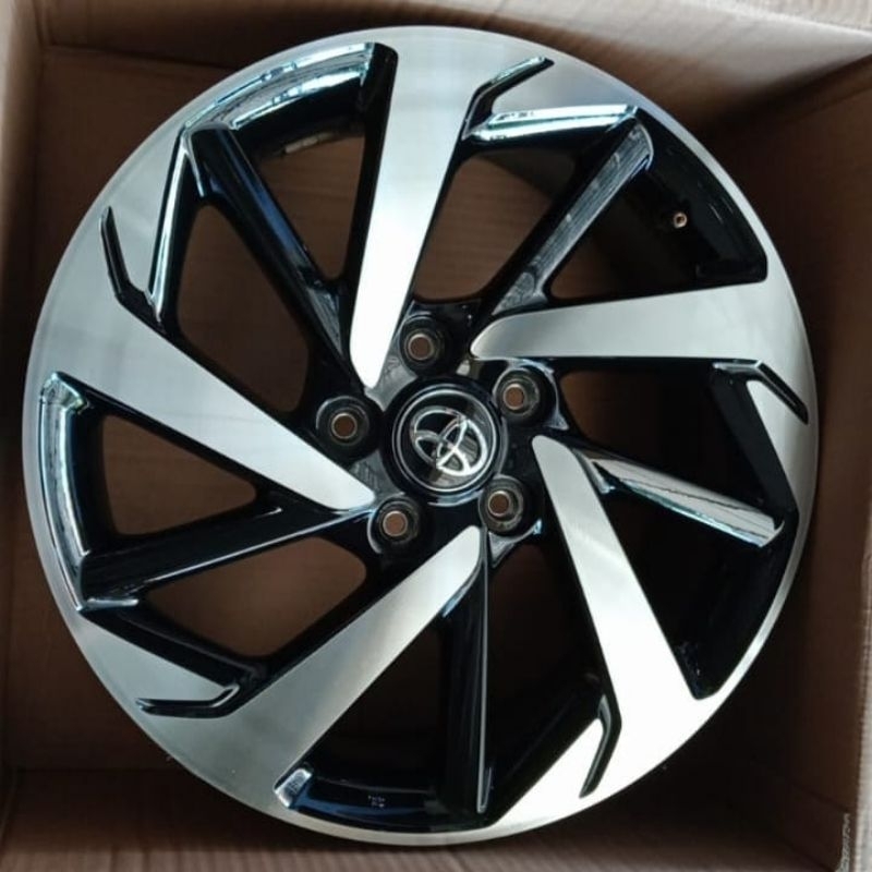 velg rush trd r17 pcd 5x114 original. satuan