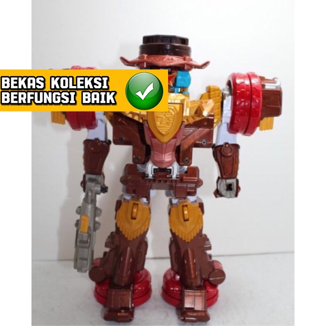 Dx Power Rangers Ninja Steel Sentai Ninninger Bison Zord