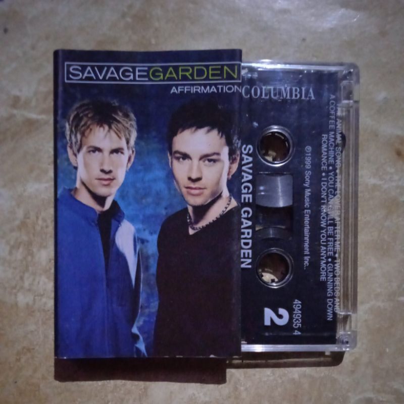 kaset pita savage garden affirmation