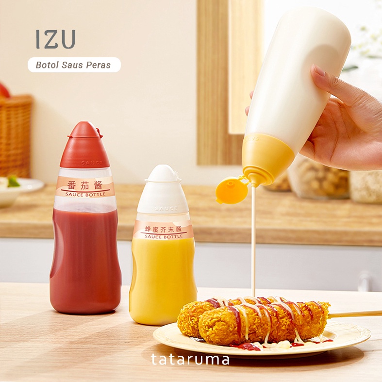 

Hemat 25 Sekarang TATARUMA New Izu Botol Saus Remas Pencet Tempat Sambal Saos Tomat Kecap Serbaguna A31