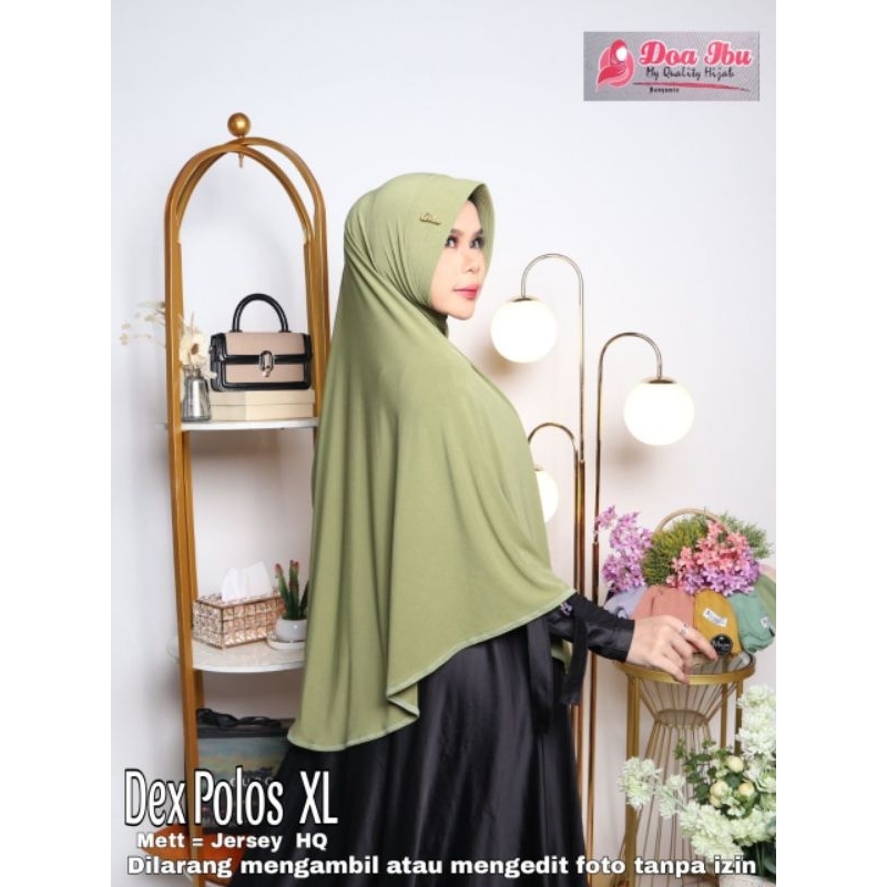 757 RESTOCK  POLOS DOI SIZE " XL" / DEXOVAL HQ ORI DOA IBU / OVAL DEX TERBEST SELLER